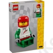 Nagy méretű autóversenyző minifigura