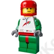 Nagy méretű autóversenyző minifigura