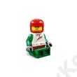 Nagy méretű autóversenyző minifigura