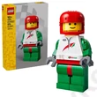 Nagy méretű autóversenyző minifigura