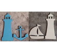 Tengeri dekoráció - vegyes színek 2- szett Tengeri dekoráció - vegyes színek 2- szett