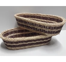 Ovális rattan kosár szett Ovális rattan kosár szett
