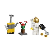 LEGO minifigura - Űrhajós és robot