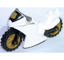 LEGO motorkerékpár, csillag mintával