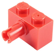 LEGO kocka, módosított, 1 x 2, oldalán csatlakozóval