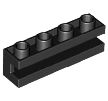 LEGO kocka, módosított, 1 x 4, oldalán bevágással