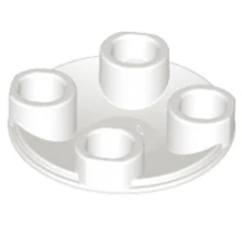 LEGO kerek alaplap 2 x 2 lekerekített alsóval