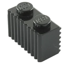 LEGO kocka, módosított, 1 x 2, rácsos