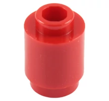 LEGO kocka, henger 1 x 1, tetején nyílással