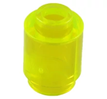 LEGO kocka, henger 1 x 1, tetején nyílással