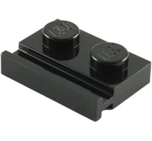 LEGO alaplap, módosított, 1 x 2 ajtósínnel LEGO alaplap, módosított, 1 x 2 ajtósínnel