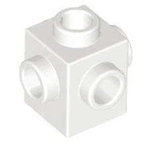 LEGO kocka, módosított, 1 x 1, 4 oldalán csatlakozókkal LEGO kocka, módosított, 1 x 1, 4 oldalán csatlakozókkal