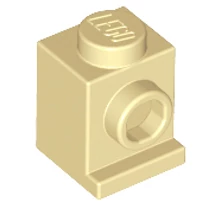 LEGO kocka, módosított, 1 x 1, fényszóró