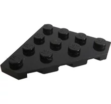 LEGO alaplap, ferde, 4 x 4, vágott sarokkal