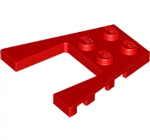 LEGO alaplap, ferde, 4 x 4, bevágással LEGO alaplap, ferde, 4 x 4, bevágással