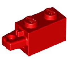 LEGO zsanér kocka, 1 x 2, 1 vízszintes karral a végén LEGO zsanér kocka, 1 x 2, 1 vízszintes karral a végén