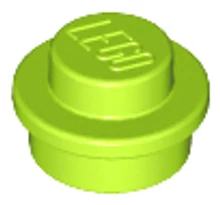 LEGO kerek alaplap 1 x 1