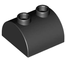 LEGO tető, 2 x 2 dupla íves LEGO tető, 2 x 2 dupla íves