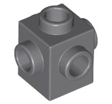 LEGO kocka, módosított, 1 x 1, 4 oldalán csatlakozókkal LEGO kocka, módosított, 1 x 1, 4 oldalán csatlakozókkal