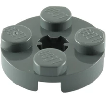 LEGO kerek alaplap 2 x 2 tengelyfurattal X nyílással LEGO kerek alaplap 2 x 2 tengelyfurattal X nyílással