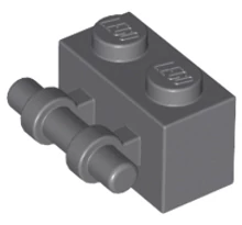 LEGO kocka, módosított, 1 x 2, végein nyitott fogantyúval LEGO kocka, módosított, 1 x 2, végein nyitott fogantyúval