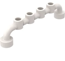 LEGO kerítés 1 x 6  zárt  csatlakozókkal