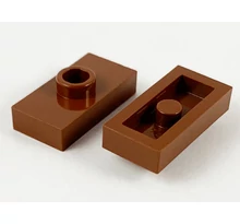 LEGO alaplap, módosított 1 x 2, csatlakozóval a tetején, típus 3 (jumper) LEGO alaplap, módosított 1 x 2, csatlakozóval a tetején, típus 3 (jumper)