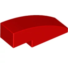 LEGO tető, íves 3 x 1