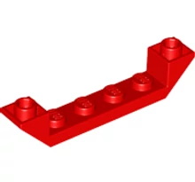 LEGO lejtő, fordított 45 6 x 1, dupla LEGO lejtő, fordított 45 6 x 1, dupla