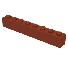 LEGO kocka 1 x 8 LEGO kocka 1 x 8