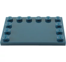 LEGO csempe, módosított 4 x 6, szélein csatlakozókkal