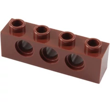 LEGO technic, kocka 1 x 4, 3 lyukkal
