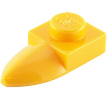 LEGO alaplap, módosított, 1 x 1  1 vízszintes foggal