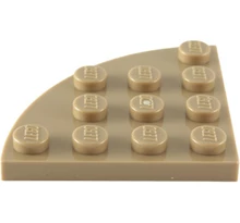 LEGO alaplap, kerek sarok 4 x 4, íves