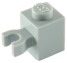 LEGO kocka, módosított, 1 x 1, vízszintes U csatlakozóval, típus 1 LEGO kocka, módosított, 1 x 1, vízszintes U csatlakozóval, típus 1