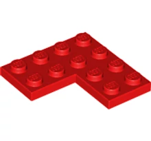 LEGO alaplap 4 x 4 sarok