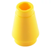 LEGO kúp 1 x 1 barázdával LEGO kúp 1 x 1 barázdával