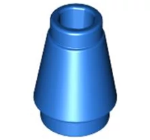 LEGO kúp 1 x 1 barázdával LEGO kúp 1 x 1 barázdával