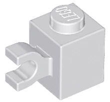 LEGO kocka, módosított, 1 x 1, függőleges csatlakozóval