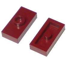 LEGO alaplap, módosított 1 x 2, csatlakozóval a tetején, típus 3 (jumper) LEGO alaplap, módosított 1 x 2, csatlakozóval a tetején, típus 3 (jumper)
