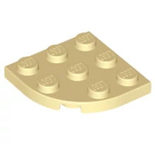 LEGO alaplap, kerek sarok 3 x 3, íves