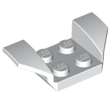 LEGO jármű, sárvédő 2 x 2 kiszélesedő szárnyakkal