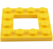 LEGO alaplap, módosított, 4 x 4, közepén 2 x 2-es kivágással