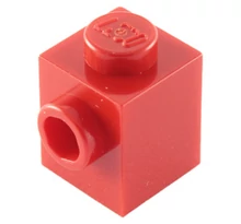 LEGO kocka, módosított, 1 x 1, oldalán 1 csatlakozóval