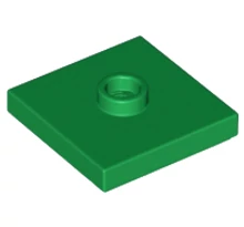 LEGO alaplap, módosított 2 x 2, csatlakozóval a tetején (jumper) LEGO alaplap, módosított 2 x 2, csatlakozóval a tetején (jumper)