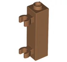 LEGO kocka, módosított, 1 x 1 x 3, 2 vízszintes csatlakozóval, típus 2 LEGO kocka, módosított, 1 x 1 x 3, 2 vízszintes csatlakozóval, típus 2