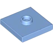 LEGO alaplap, módosított 2 x 2, csatlakozóval a tetején (jumper) LEGO alaplap, módosított 2 x 2, csatlakozóval a tetején (jumper)