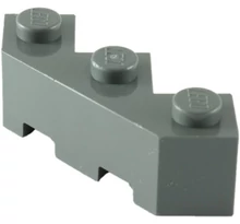 LEGO kocka, módosított, 3 x 3, fűrészfogas LEGO kocka, módosított, 3 x 3, fűrészfogas