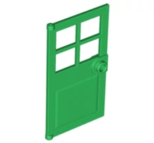 LEGO ajtó 1 x 4 x 6, 4 panellel és fogantyúval LEGO ajtó 1 x 4 x 6, 4 panellel és fogantyúval