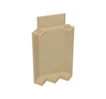 LEGO panel, 3 x 3 x 6, sarokfal
